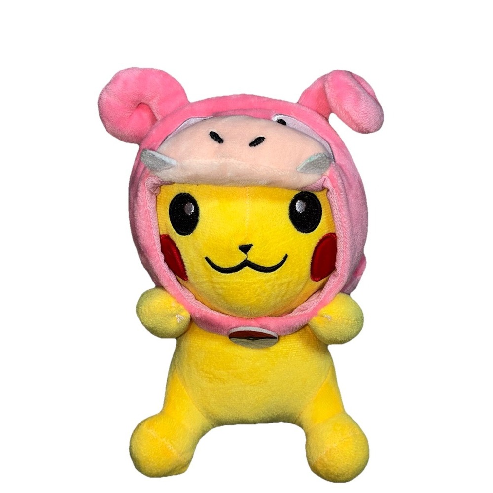 Pikachu In A Slowpoke Costume‎ Plush Toy Cartoon Cosplay Halloween 9"